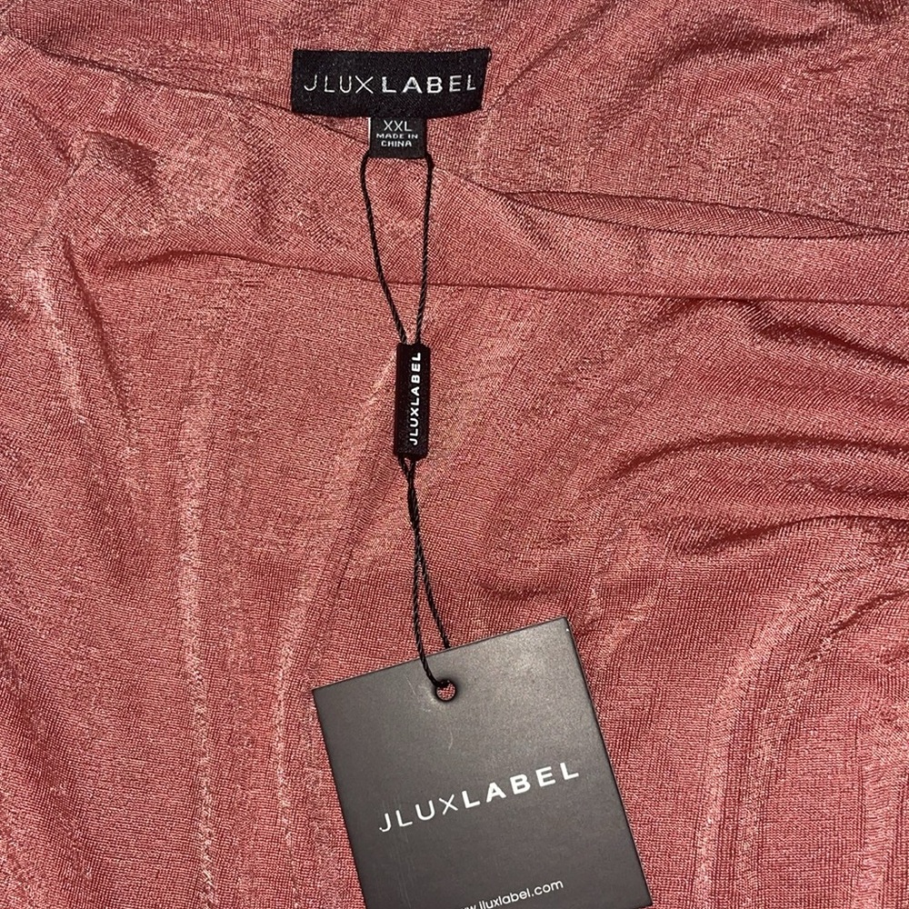 JLUXLABEL Pink Hanna Slinky Skirt size XXL - Picture 3 of 3